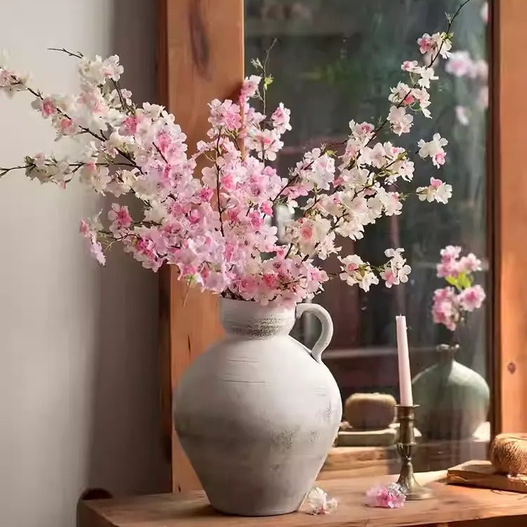 Silk Cherry Blossom Faux Branch