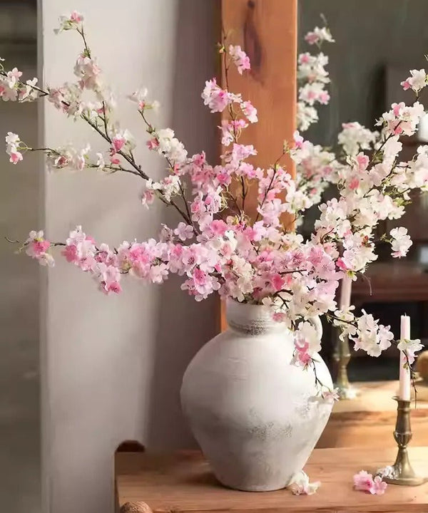 Silk Cherry Blossom Faux Branch