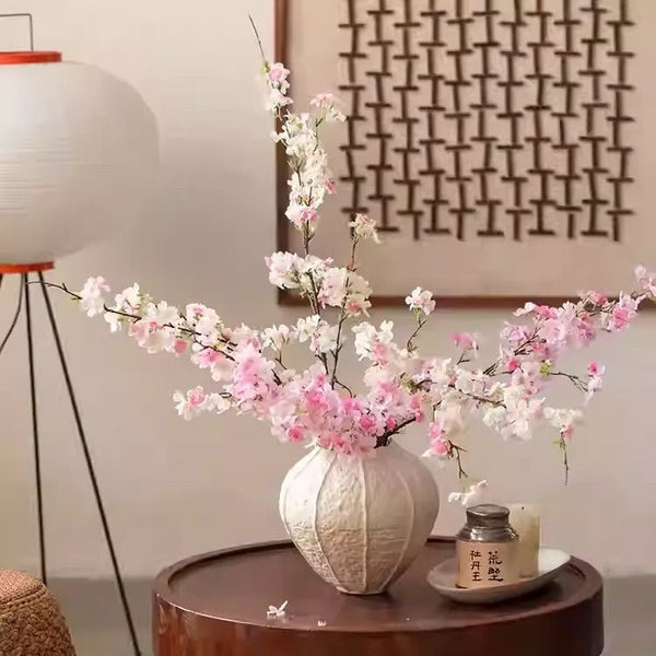 Silk Cherry Blossom Faux Branch