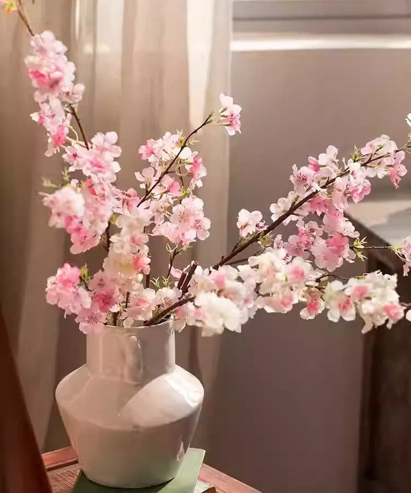 Silk Cherry Blossom Faux Branch
