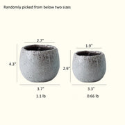 Crackle Glaze Ceramic Pot Set