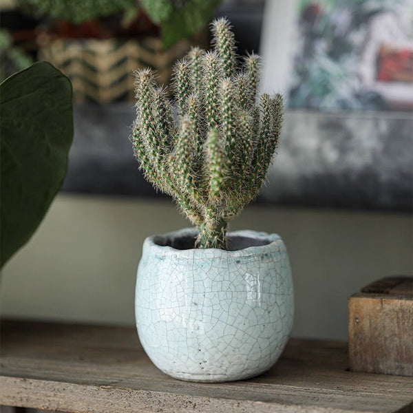 Crackle Glaze Ceramic Pot Set