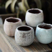 Crackle Glaze Ceramic Pot Set