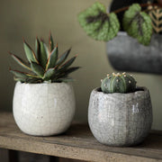 Crackle Glaze Ceramic Pot Set