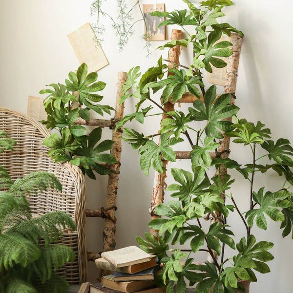 Fanned Foliage Artificial Branch Stem