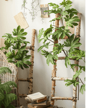 Fanned Foliage Artificial Branch Stem