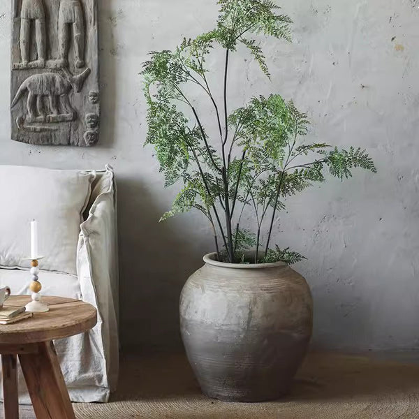 Terracotta Composite Round Planter