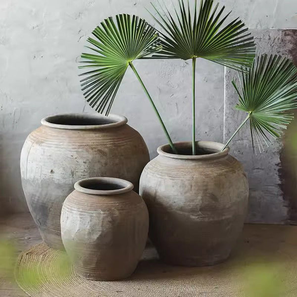 Terracotta Composite Round Planter