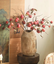 Carved Parasol Wood Vessel Vase
