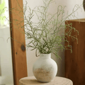 Matte Cement Globe Vase