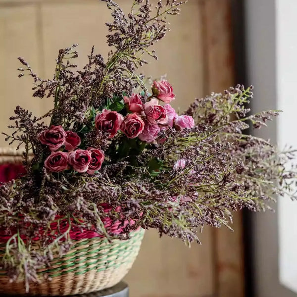 Faux Wild Lavender Floral Stem