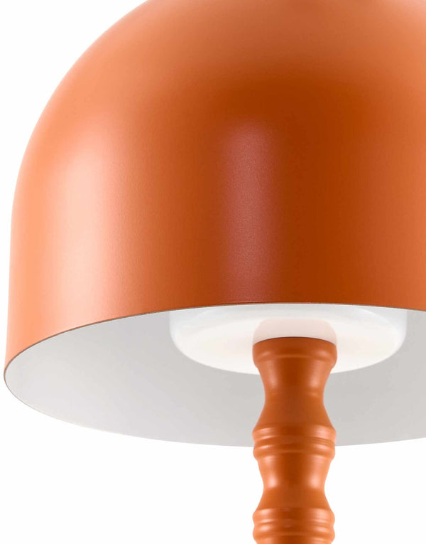 Terracotta Dome Metal Table Lamp
