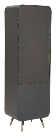 Black Wood-Grain Bar Cabinet — alternate view or variant option