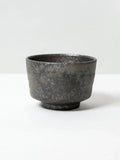 Ibushi Dark-Glaze Ceramic Matcha Bowl