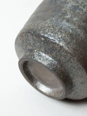 Ibushi Dark-Glaze Ceramic Matcha Bowl