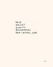 Illustrated Typographic Wall Print
