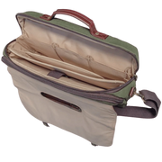 Waxed Canvas Leather Laptop Messenger Bag