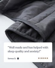 Weighted Cotton Throw Blanket