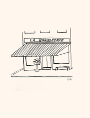 Illustrated Storefront Art Print