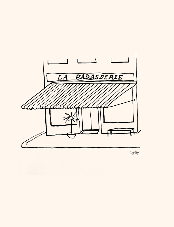 Illustrated Storefront Art Print