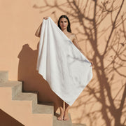 Waffle-Weave Cotton Bath Towel Set