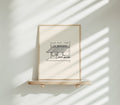 Illustrated Storefront Art Print