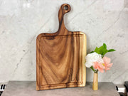 Live Edge Walnut Handled Cutting Board