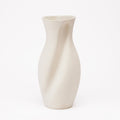 Twisted Unglazed Ceramic Vase