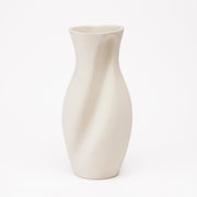 Twisted Unglazed Ceramic Vase