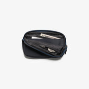 Water-Resistant Grid-Weave Zip Pouch