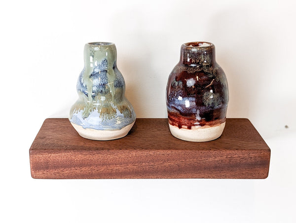 Thick Wood-Grain Floating Shelf