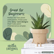 Character Sitting Indoor Plant Pot