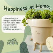 Character Sitting Indoor Plant Pot