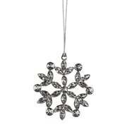 Jeweled Handmade Snowflake & Star Ornaments, Set of 4