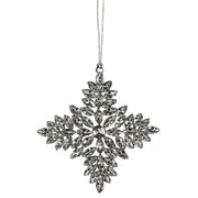Jeweled Handmade Snowflake & Star Ornaments, Set of 4