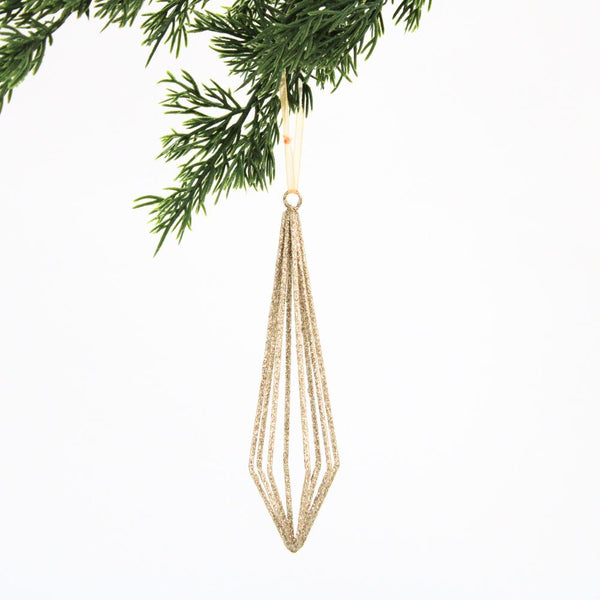 Champagne Assorted Ornaments, Set of 6