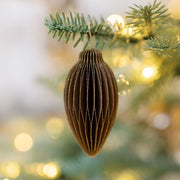 Paper Honeycomb Ornament Set of 12