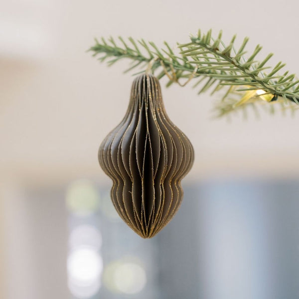 Paper Honeycomb Ornament Set of 12