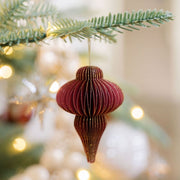 Paper Honeycomb Ornament Set of 12