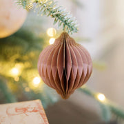 Paper Honeycomb Ornament Set of 12