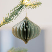 Paper Honeycomb Ornament Set of 12