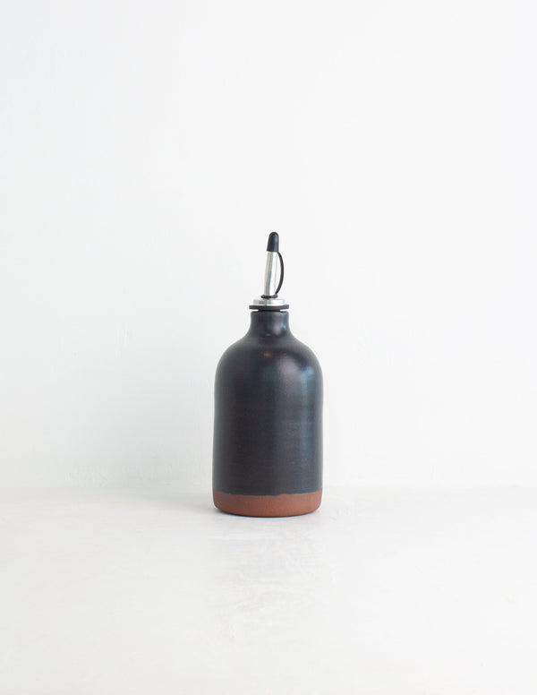 Glazed Ceramic Oil Cruet