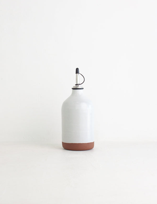 Glazed Ceramic Oil Cruet