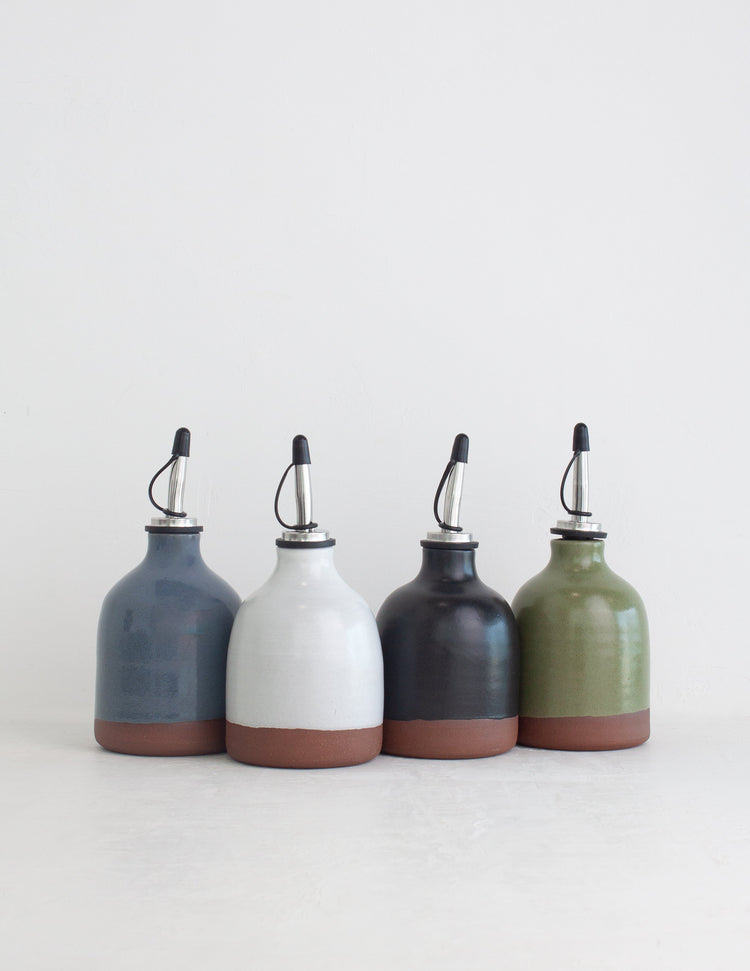 Wheel-Made Ceramic Oil Cruet