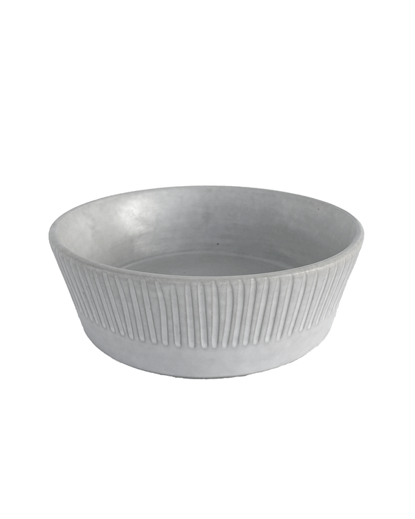 Ribbed Matte Clay Serving Bowl – serving bowls | Roost & Roam