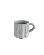 Hand-Carved Fluted Clay Mug – mugs | Roost & Roam