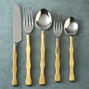 Hammered Handle Flatware Place Setting