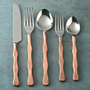 Hammered Handle Flatware Place Setting