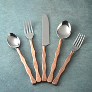 Hammered Handle Flatware Place Setting