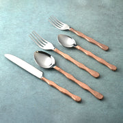 Hammered Handle Flatware Place Setting